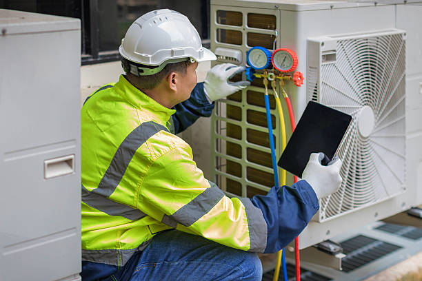 Professional Hvac Maintenance technician working in Mont Clare, PA